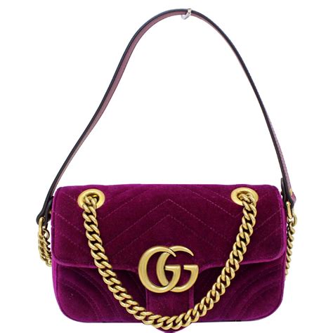 gucci marmont mini velvet or leather|gucci marmont velvet crossbody.